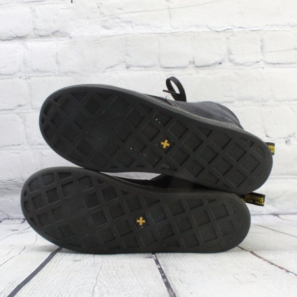 Dr. Martens Shoreditch Black Canvas Lace Up Ankle Boots Size 7 M - Picture 10 of 10